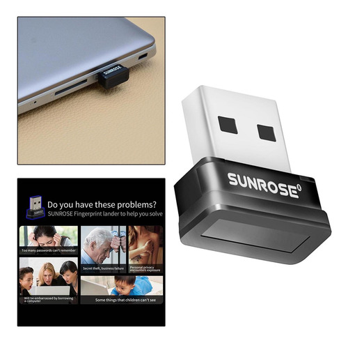 Imagen 6 de 12 de Usb Lector De Huellas Dactilares Identificación