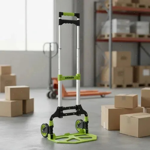Diablito Portátil De Carga Carrito Plegable Acero 80kg - Kroner