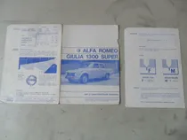 Comprar Folleto Alfa Romeo 1300 Super No Manual Antiguo
