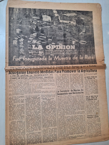 La Opinión De Pergamino Periódico C Una Tira De Patoruzú '62