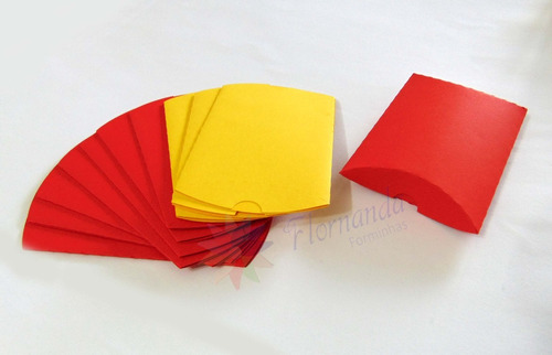 10 Embalagem Caixa Travesseiro Pillow Box - Lembrancinhas