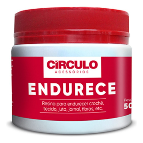 Resina Endurece CrochĂȘ 1 Kg Circulo