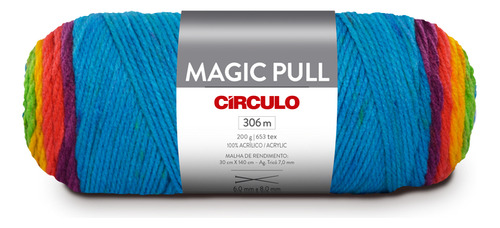 Lã Magic Pull Circulo - 1 Unidade Cor 9595 Orgulho