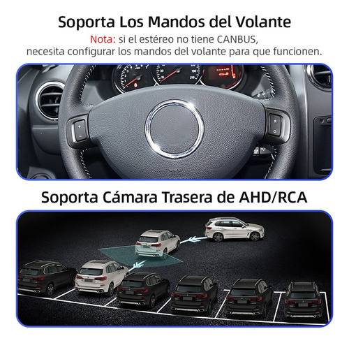 C-j Estéreo 1+32g Para Renault Captur Duster Logan Cámara