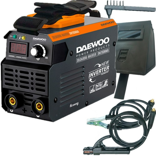 Imagen 1 de 8 de Soldadora Inverter 200 Amp Daewoo Industrial Display Digital