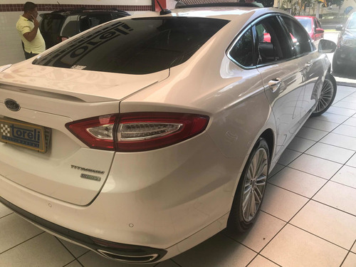 Ford Fusion 2.0 Gtdi Titanium Aut. 4p 2015 Branco Perolizado
