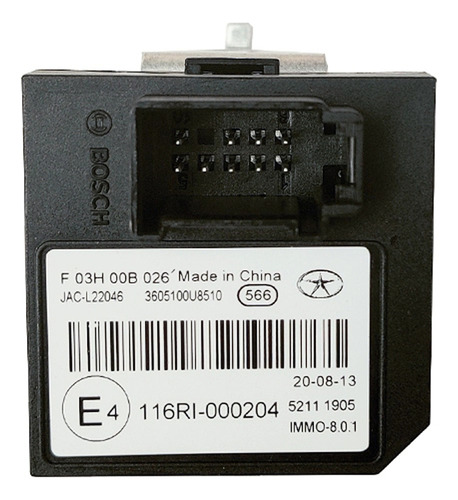 Gd1 Controlador Antirrobo Jac Sei2 Sei3 J4 3605100u8510