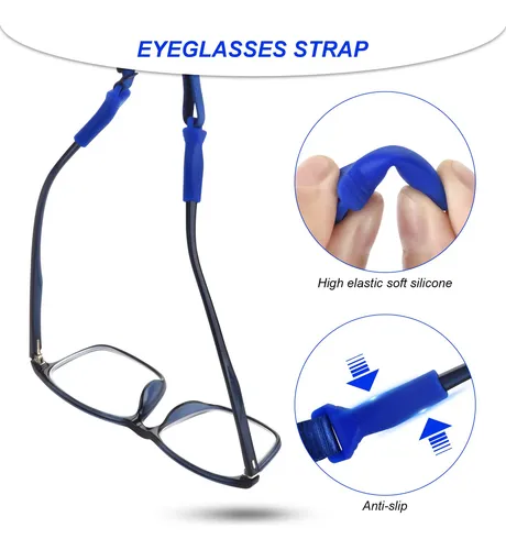 Uonbexj Correas Ajustables Para Gafas: 3 Piezas De Correa D.