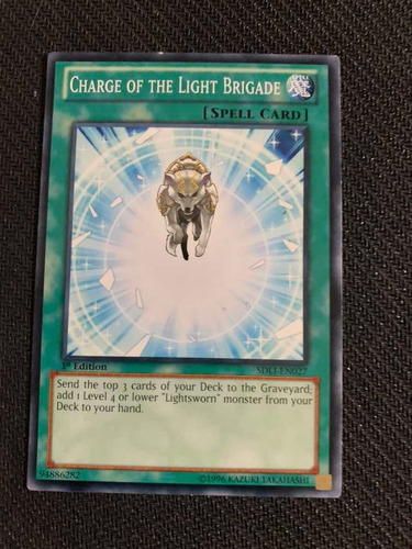 Yugioh Charge Of The Light Brigade (Usado)