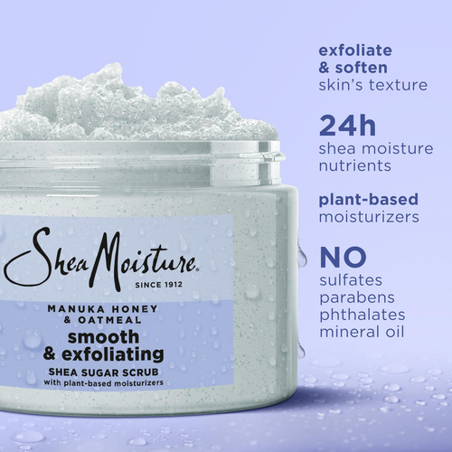Exfoliante Corporal Con Azúcar De Karité Y Avena Con Miel De