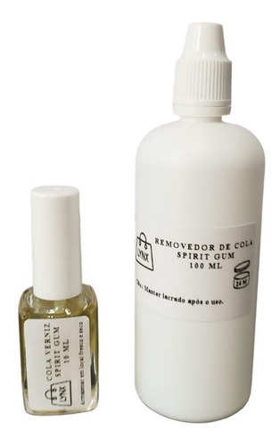 Imagem 12 de 12 de Kit Cola Spirit Gum Verniz 10ml + Removedor 100ml - Full