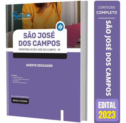Apostila Concurso São José Dos Campos Sp - Agente Educador