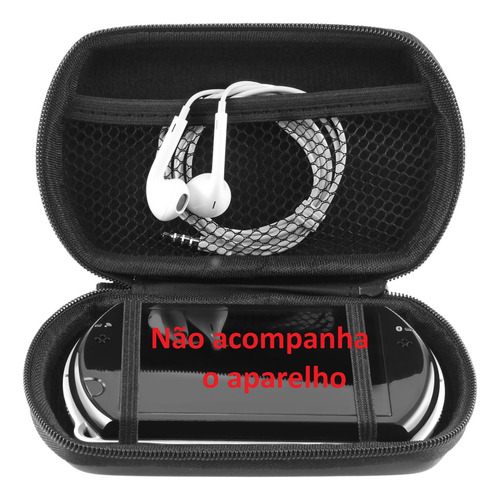 Case Capa Estojo Bolsa Com Ziper Psp Go Psp Luva + Alça
