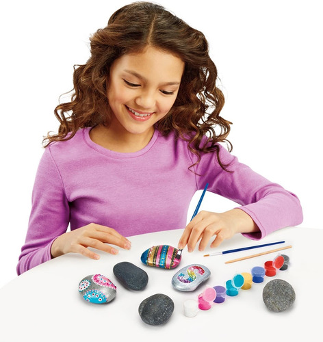 Shimmer N Sparkle Metallic Mania Rock Art Kit Diy Para Niños