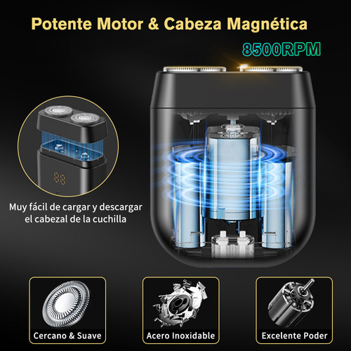 Js All-in® Rasuradora Electrica Barba Corporal Afeitadora