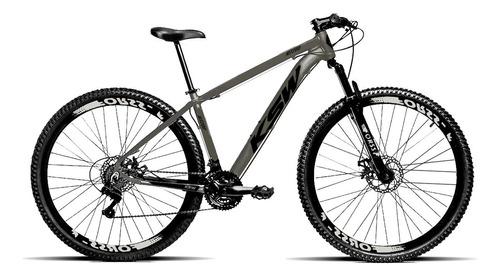 Bicicleta Aro 29 Masculina Ksw Aluminio 21 Marchas Mtb Mcz18 Cor Grafite Tamanho do quadro 19