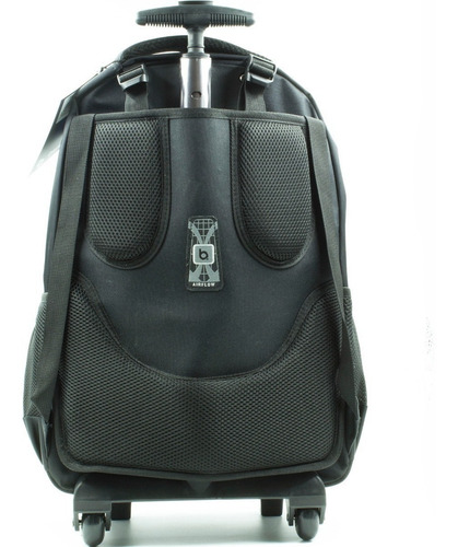 Imagen 7 de 10 de Mochila Biwo Con Carro 2 Ruedas Portanotebook Carry On