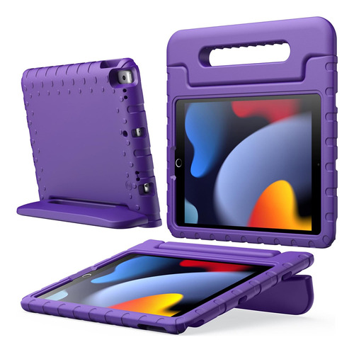 Jetech Kids Funda P/ iPad 10,2 PuLG Air 3 Y Pro 10.5 Purpura