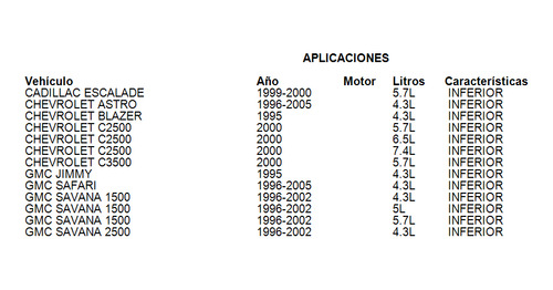 Control Columna Direc Inferior Escalade 1999-2000 5.7l