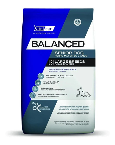 Vital Can Balanced Senior Large X 15kg Envio Gratis Tp#