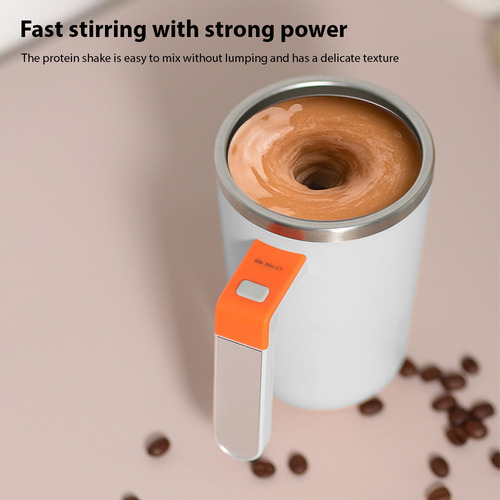 Taza Con Agitación Automática: Batidora De Café Magnética, R