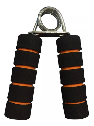 2 Alicates Exercicio Mãos Hand Grip 15 Kg Fitness Cor Preto e Laranja