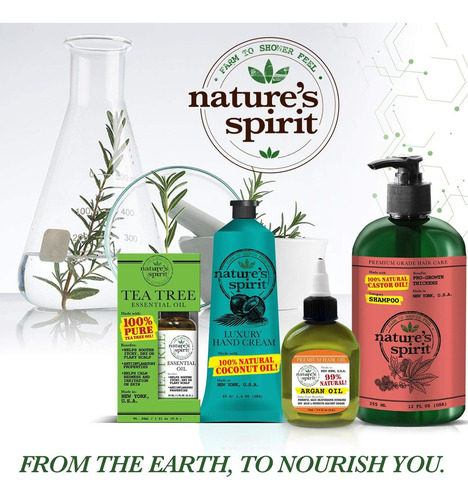Champú Calmante Nature's Spirit 70 G Aceite De Árbol De