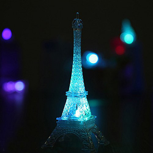 Romántica Torre Eiffel Led Luz De Noche Lámpara Escritorio M Romántica Torre Eiffel Led Luz De Noche Lámpara Escritorio M