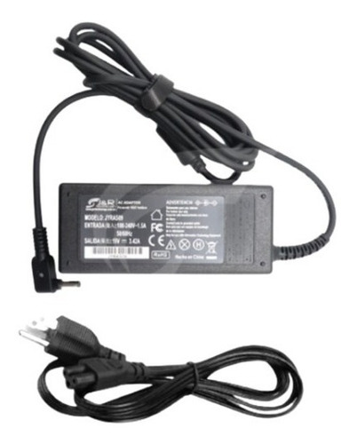 Adaptador Para Asus 65watts/19v/3.42amp/punta 5.5x2.5+cable 