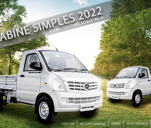 Picape Effa V21 Cab Simples, 1.3 Gas, Completa C/carroceria