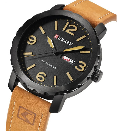 Reloj Curren De Caballero 8273 Correa Marron