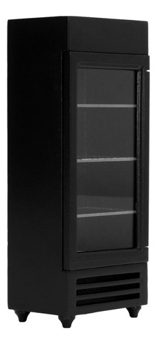 Refrigerador Vertical Dollhouse 1:12 Wood High Simulation