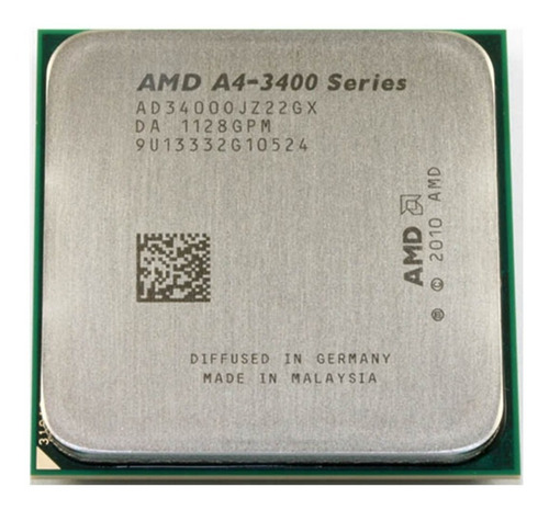 Imagen 1 de 4 de Procesador Amd Apu A4 3400 2 Nucleos Socket Fm1 - Oem