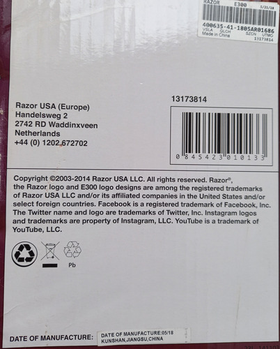 Monopatín Razor