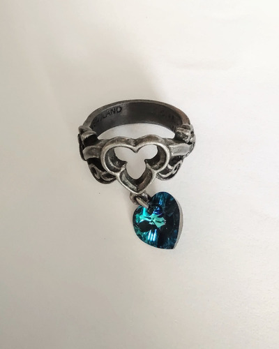 Anillo Alternativo Swaroski | Talla N Gótico Goth