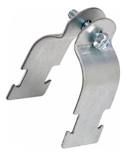 Abrazaderas Riel Ruc Zincada 2 1/2 Pulgada Set 100 Unidades