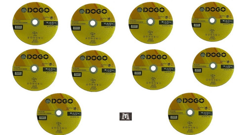 Discos 10 U De Corte Amoladora 180 X 1,6 (7 PuLG) Acero Dogo