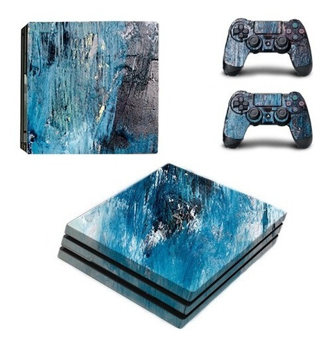 Ps4 Skins Personalizadas Consola + 4 Skin Controles. Stikers Color Multicolor