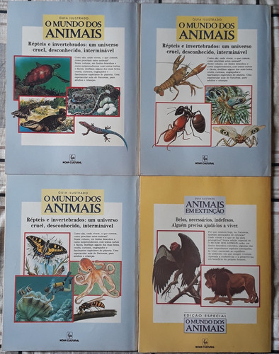 Coleção Guia Ilustrado O Mundo Dos Animais. Nova Cultural (Usado)