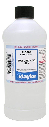 Taylor Reactivos De Reemplazo Acido Sulfurico 9-16 Oz.
