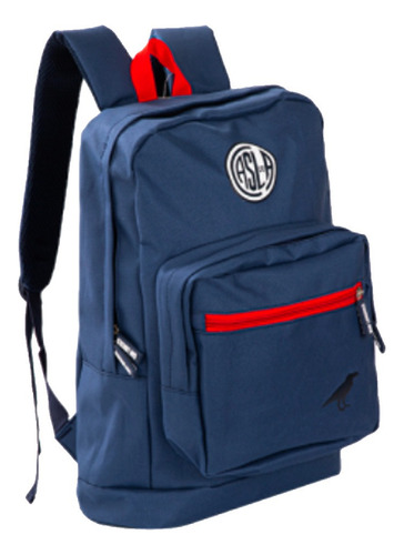 Imagen 2 de 6 de Mochila San Lorenzo Con Licencia Oficial 17,5 Pulgadas