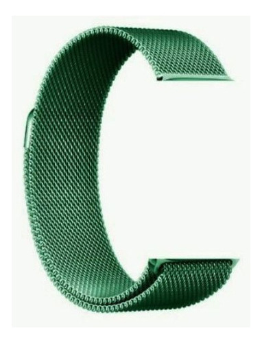 Pulseira Aço Magnética Compatível Com Kiwitime Hello Watch 3 Cor Verde 42 Ao 49mm