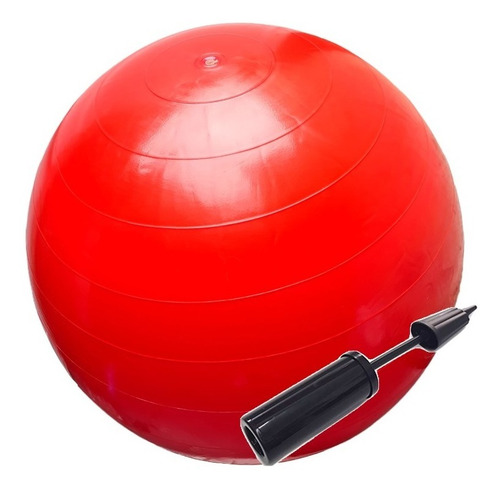 Pelota Esferodinamia Pilates 75 Cm Yoga + Inflador Nacional