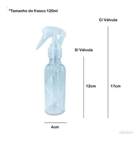 Imagem 2 de 5 de 20 Frascos Pet De 120ml Com Mini Gatilho Spray