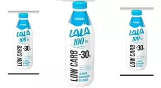 Leche Lala 100 Sin Lactosa Reducida Grasa Low Carb 1 L 3pzas