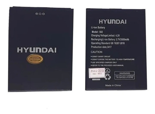 Bateria Pila Hyundai E502 Hy502 2600mah Sellada Nueva