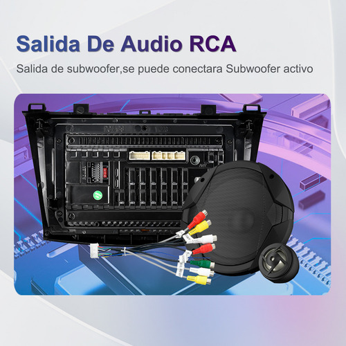 Tovendor Estéreo Carplay Gps/cámara 2+32g Para Mazda 3 2010-2013