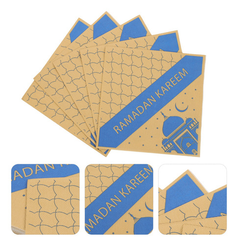 Servilletas De Papel Desechables, 5 Paquetes