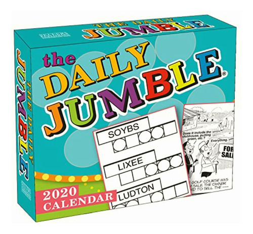 2020 The Daily Jumble Boxed Daily Calendar: By Sellers