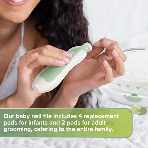 Set De Cuidado De Uñas Para Bebés Eléctrico Haakaa Baby